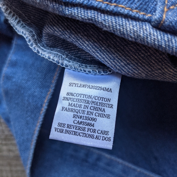 Z SUPPLY Denim Carrying Tote Bag Double Handle - Picture 2 of 2